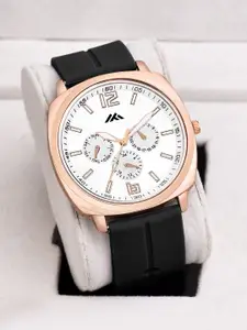 ON TIME OCTUS Men Brass Dial & Straps Analogue Watch MT-56