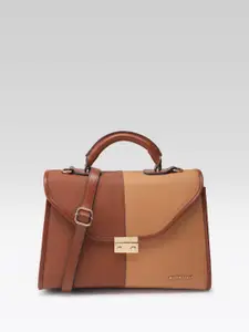 Allen Solly Colourblocked Structured Satchel