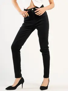 Aadvi Fashion Women Cotton Classic Slim Fit High-Rise Stretchable Jeans