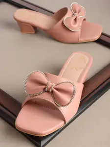 DIPYO Women Embellished Block Sandals
