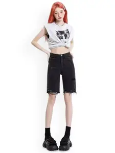KPOP Women Cotton Regular Fit Short