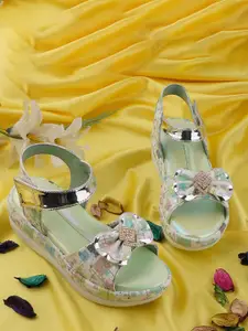 BAESD Girls Embellished Wedge Sandals