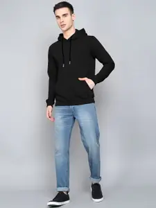The Roadster Lifestyle Co Men Regular Fit Solid Hoodie With Two Pockets