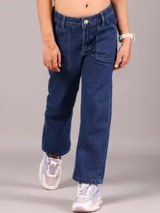 V-Mart Girls Regular Fit Mid-Rise  Jeans