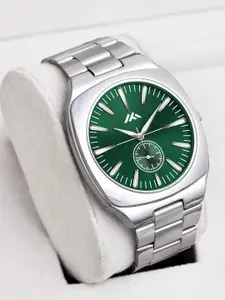 ON TIME OCTUS Men Brass Dial & Stainless Steel Bracelet Style Straps Analogue Watch MT-813