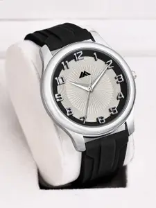 ON TIME OCTUS Men Brass Dial & Textured Straps Analogue Watch MT-51