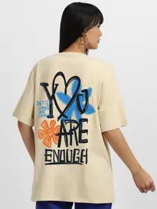 JUNEBERRY Women Printed T-shirt