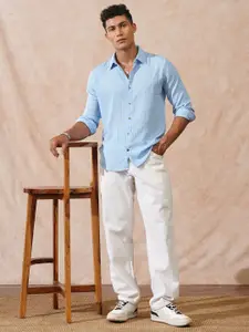 WROGN Men Comfort Slim Fit Casual Shirt