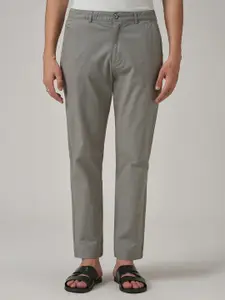 Banana Club Men Ash Grey Cotton Original Trousers
