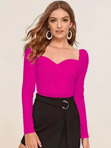 Dream Beauty Fashion Women Solid Printed Top