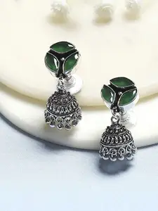 Biba Artificial Stones Studded Dome Shaped Jhumkas