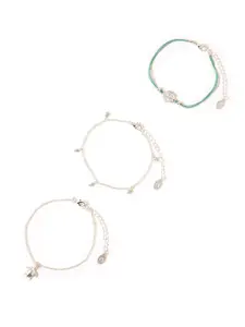 Accessorize Artificial Beads Anklet