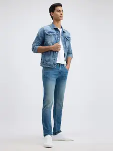Pepe Jeans Men Slim Fit Heavy Fade Stretchable Jeans