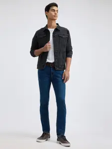 Pepe Jeans Men Skinny Fit Low-Rise Light Fade Stretchable Jeans