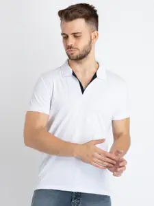 Status Quo Men Polo Collar Slim Fit T-shirt