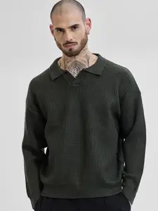 Snitch Men Shirt Collar Long Sleeves Pullover