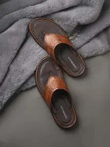 UNDERROUTE Men Leather Comfort Sandals