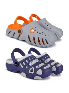 BERSACHE Boys Pack Of 2 Clogs Flip Flops