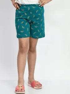 BAESD Girls Camouflage Printed Shorts