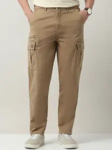AD By Arvind Men Mid-Rise Relaxed Tapered Fit Cargos