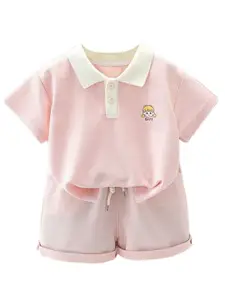 StyleCast x Revolte Girls Printed T-shirt with Shorts