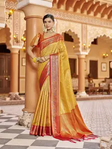 elora Woven Design Zari Kanjeevaram Saree