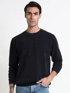 SHOWOFF Men  Solid Round Neck Sweatshirt