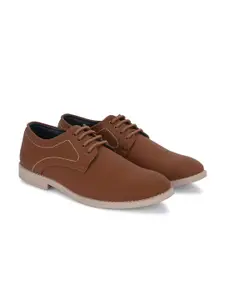 YOU LIKE Men Round Toe Lace-Ups Derbys