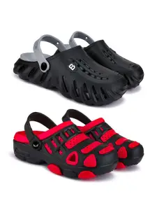 BERSACHE Boys Set Of 2 Clogs