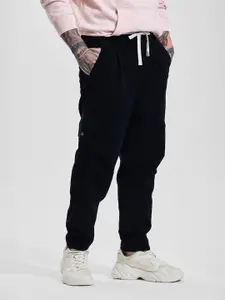 Snitch Black Mid-Rise Regular Fit Cargo
