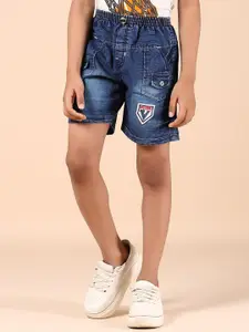 V-Mart Boys Washed Denim Shorts