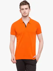 Status Quo Men Polo Collar Slim Fit T-shirt