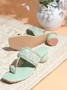 Froh Feet Women Open Toe Block Sandals