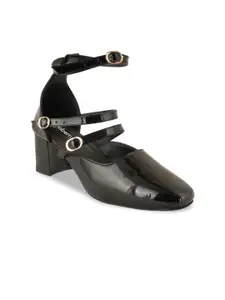 DressBerry Women Block Heel Mules