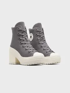 Converse Unisex Chuck 70 De Luxe Heel Platform Leather High Top Sneakers