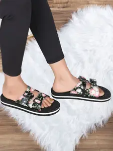 TWO SOFT Women Printed Sliders