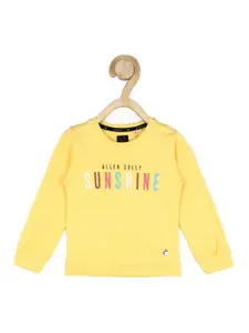 Allen Solly Junior Girls Printed Round Neck Regular Fit  Sweatshirt
