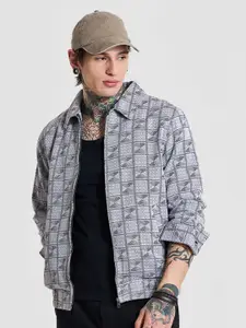 Snitch Men Geometric Tailored Jacket
