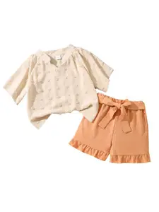 StyleCast x Revolte Girls Self Design Top With Shorts