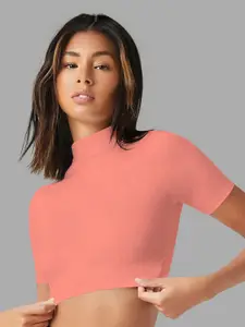 Dream Beauty Fashion Women Ribbed Fitted Crop Top