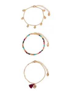 Accessorize Artificial Beads Anklet