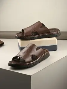 UNDERROUTE Men Leather Comfort Sandals