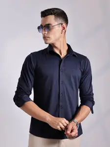 Thomas Scott Men Premium Slim Fit Opaque Casual Shirt