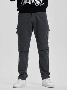 Snitch Men Mid-Rise Regular Fit Cargo Carpenter Pants
