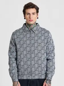 Snitch Men Geometric Tailored Jacket
