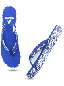 ASHUMAN Women Printed Thong Flip-Flops