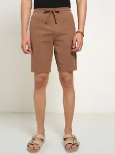 7 Alt by Pantaloons Men Relaxed Fit Mid-Rise Shorts