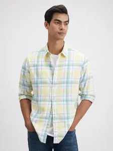 Pepe Jeans Men Tartan Checks Opaque Checked Casual Shirt