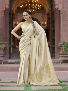 elora  Women Woven Design Zari Kanjeevaram Saree