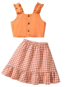 StyleCast x Revolte Girls Top with Skirt